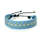 Bracelet Brésilien Mixte Style Vacances bleu