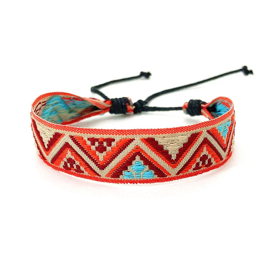 Bracelet Brésilien Mixte Style Vacances orange 