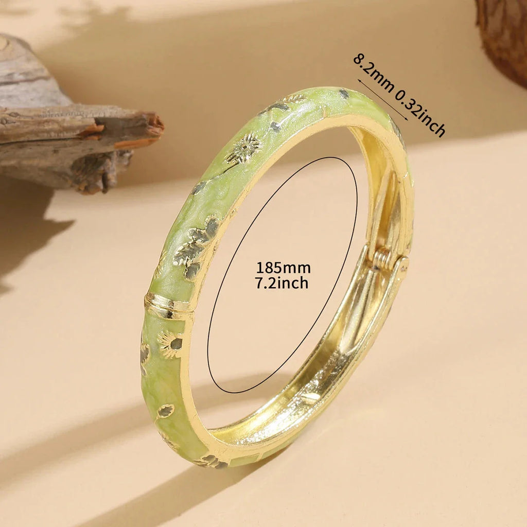 Bracelet Coloré avec Fleurs