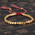 Bracelet de Chance Tibétain Or