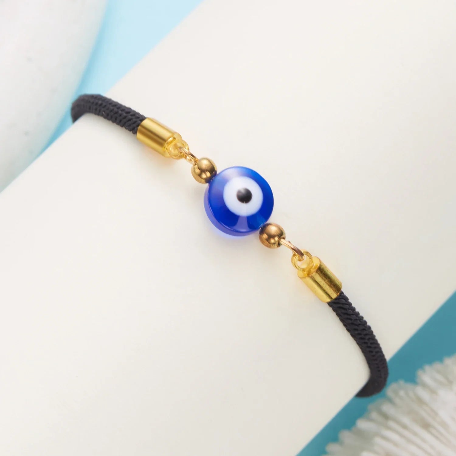 Bracelet de Protection Contre le Mauvais Oeil noir 1