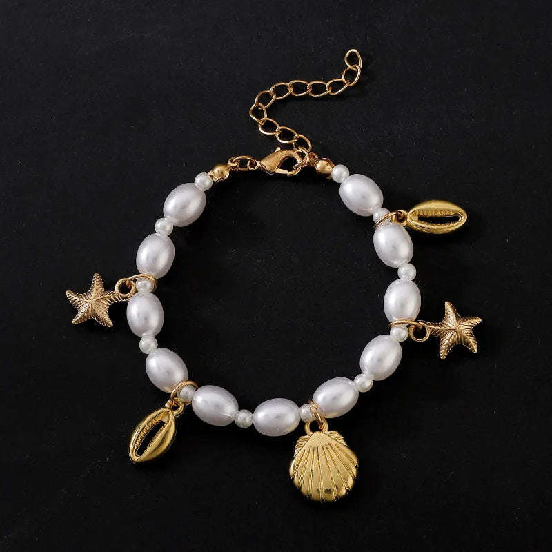 Bracelet en Perles avec Coquillages