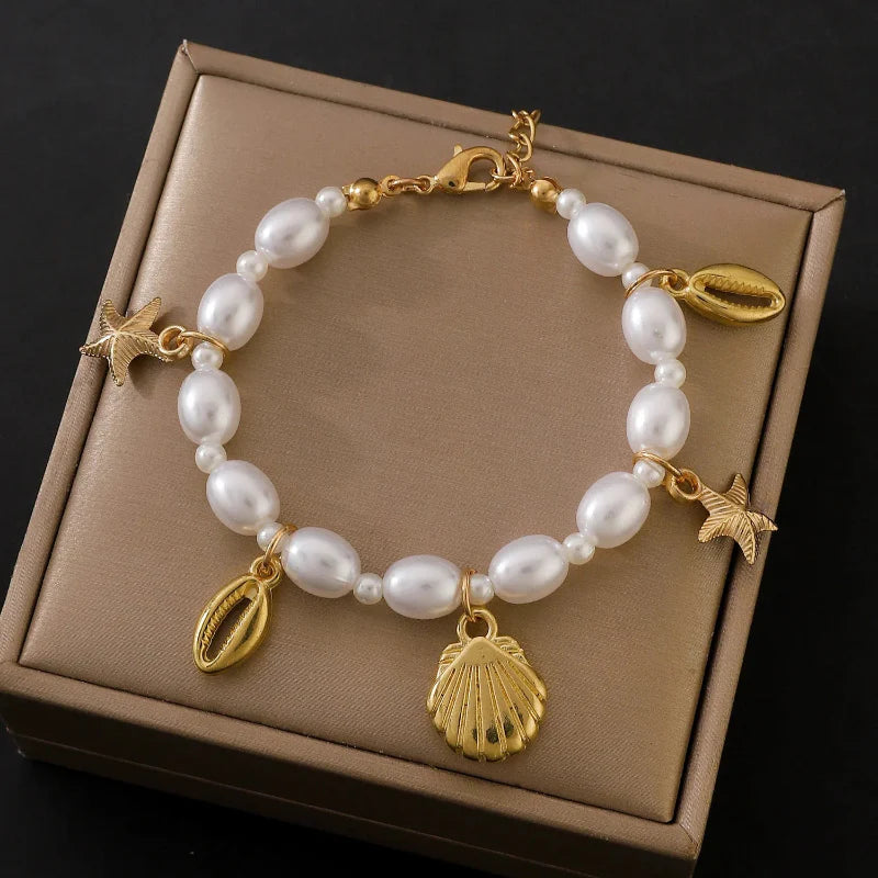 Bracelet en Perles avec Coquillages