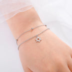 Bracelet Etoile de David argent