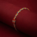 Bracelet Gourmette Multicolore Bouddhiste Tibétain