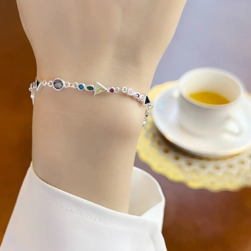 Bracelet Gemmes Colorées - Exception®