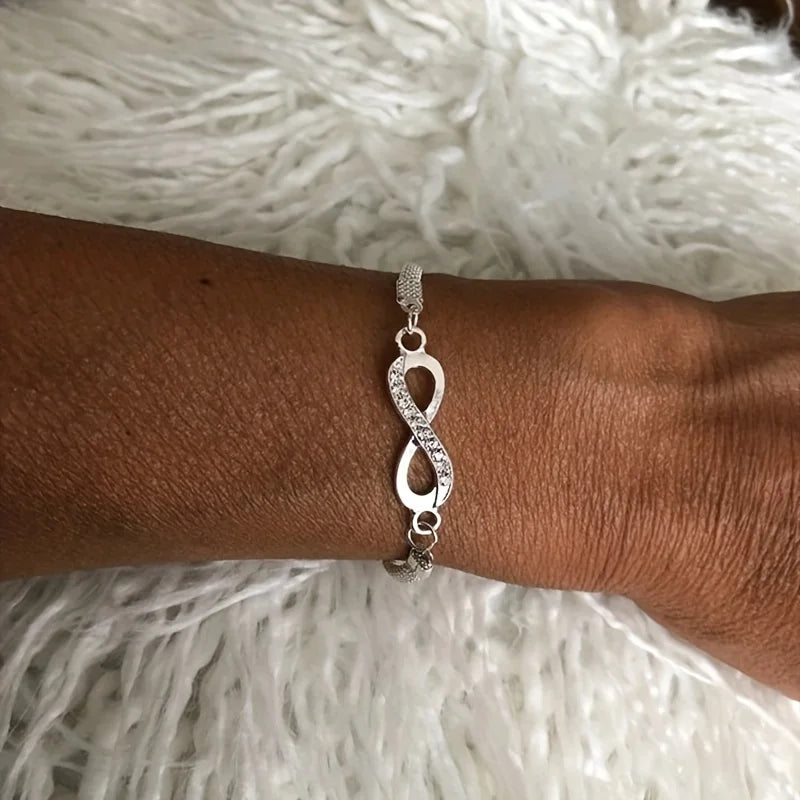 Bracelet Infini Zircon