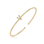 Bracelet initiale minimaliste v
