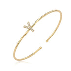 Bracelet initiale minimaliste y