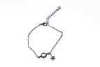 Bracelet Noir avec Etoile