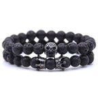 Bracelet Pierre Tête de Mort