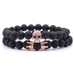 Bracelet Pierre Tête de Mort