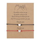 Bracelet pour Couple Amoureux (Lot de 2 Bracelets) coeur