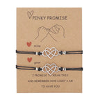 Bracelet pour Couple Amoureux (Lot de 2 Bracelets) coeur infini
