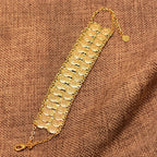 Bracelet pour femme arabe musulman islam or double