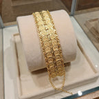 Bracelet pour femme arabe musulman islam or double