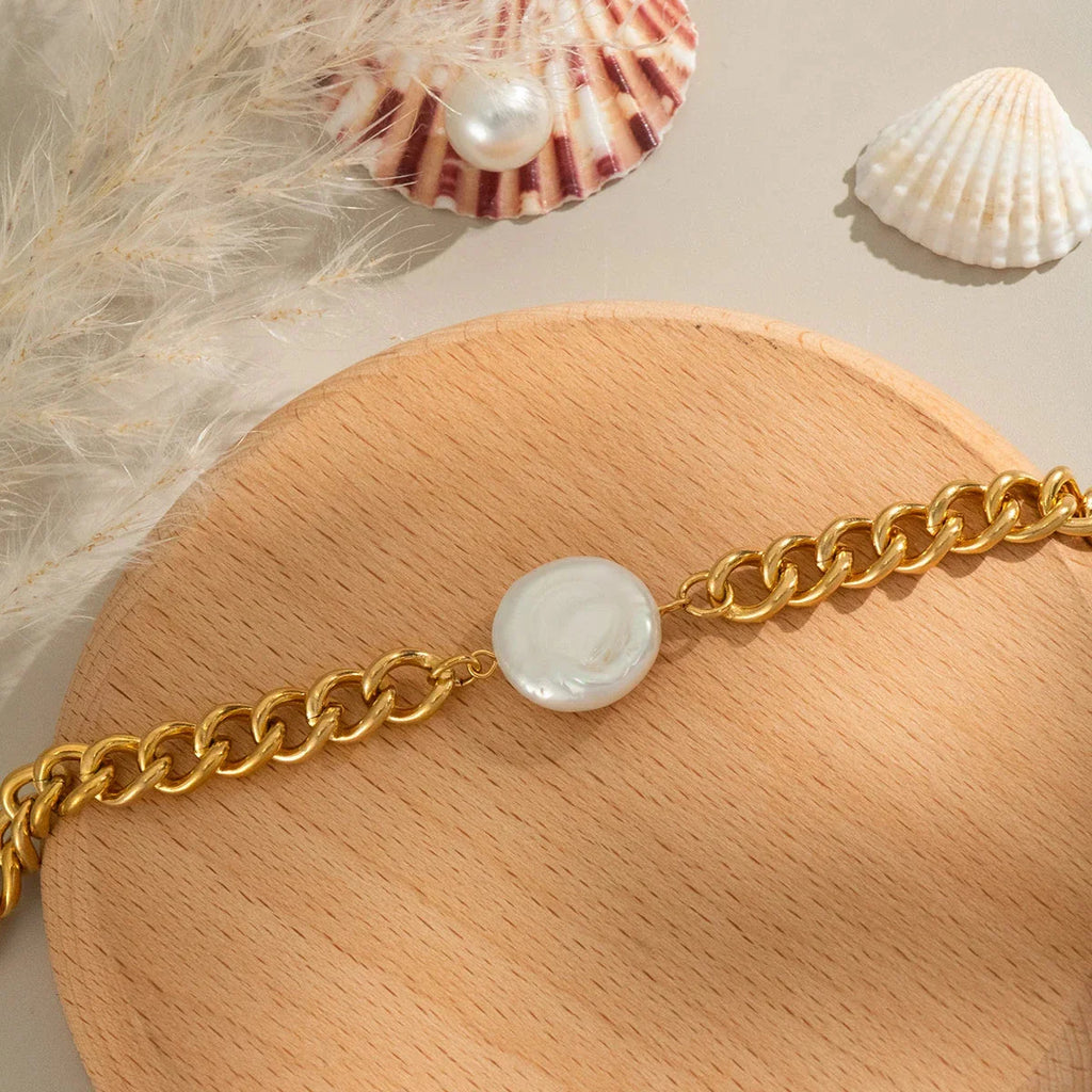 Bracelet Rétro avec Perle