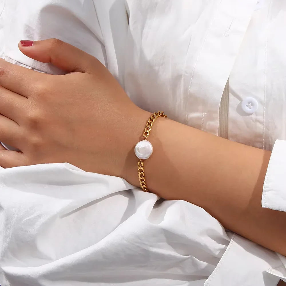 Bracelet Rétro avec Perle