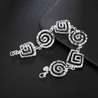 Bracelet spirale argenté pour femme