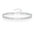 Bracelet torsadé initiale m