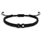 Bracelet tressé initiale i