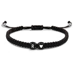 Bracelet tressé initiale r