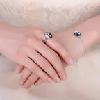 Bracelet Yin Yang avec Strass