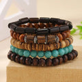 Bracelets de Style Ethnique Multicolore 1