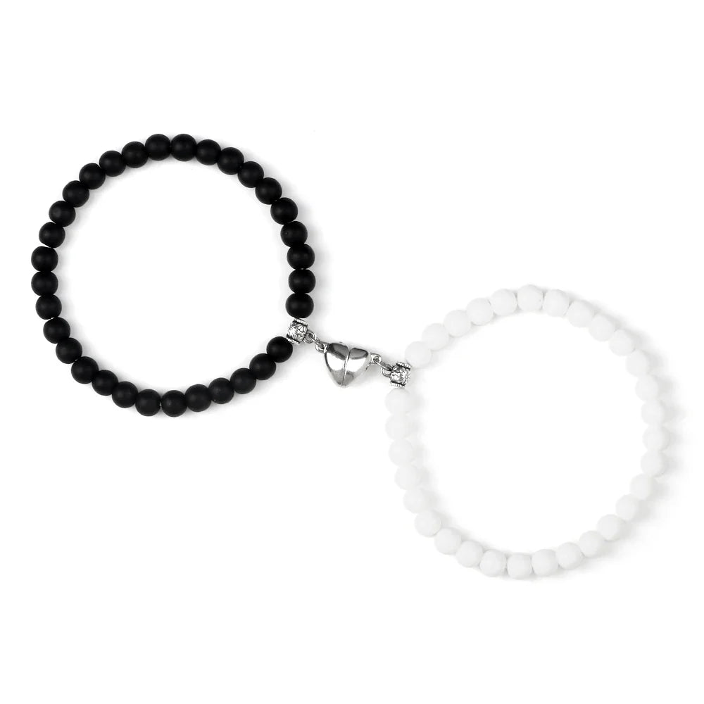 Bracelets pour Couples Magnétiques Perles