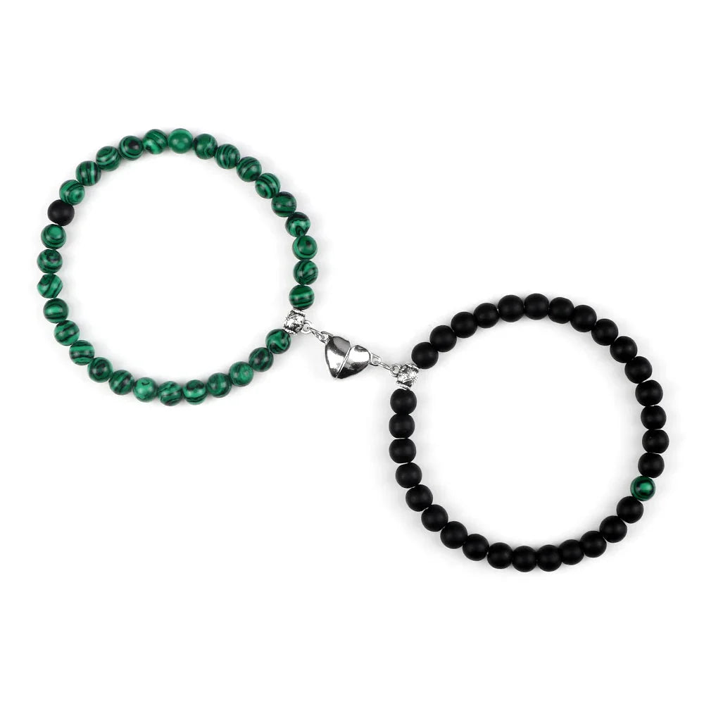 Bracelets pour Couples Magnétiques Perles