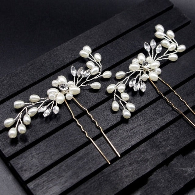 Broche de Cheveux pour Mariage