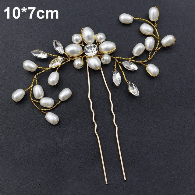 Broche de Cheveux pour Mariage