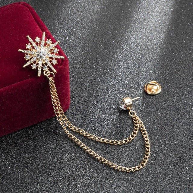 Broche De Costume Etoiles