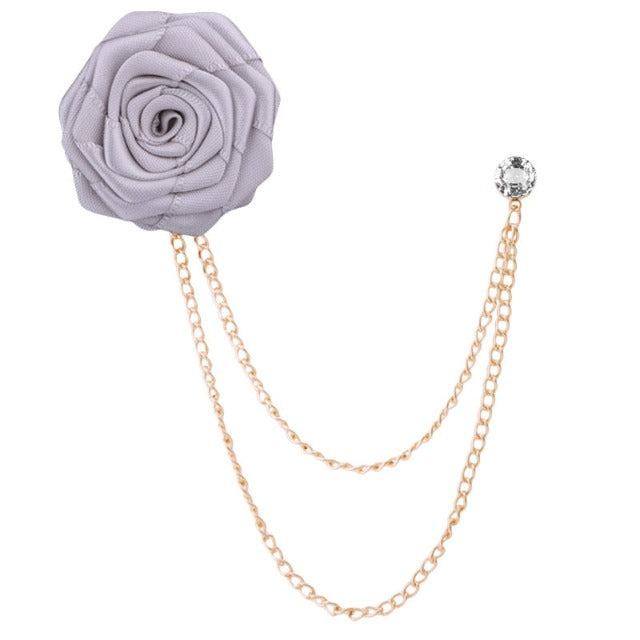 Broche De Costume Fleur De Rose