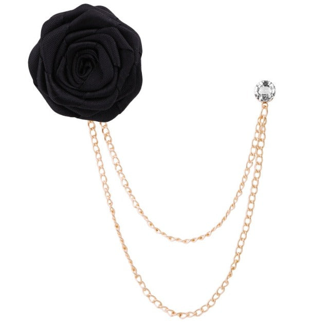 Broche De Costume Fleur De Rose
