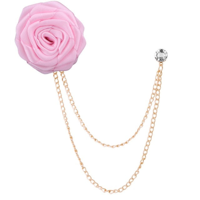 Broche De Costume Fleur De Rose