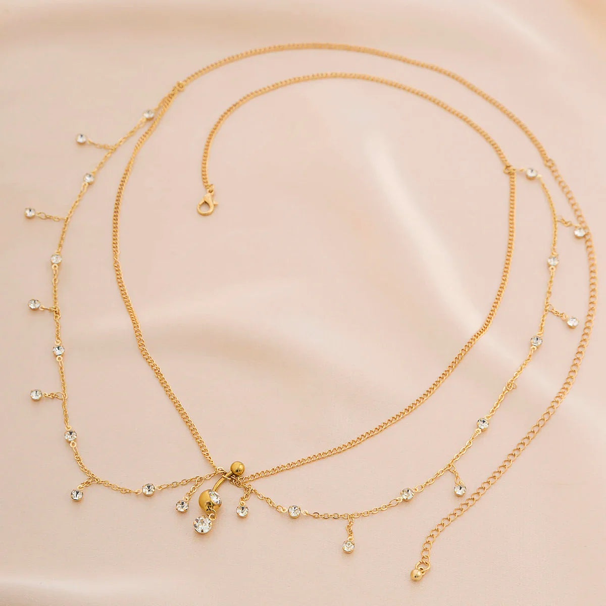Chaîne de hanche et nombril - bijou de taille et ventre pour femme 