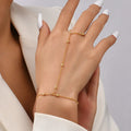 Chaîne Main & Doigt Bracelet de Main Bijou Femme