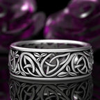 Chevalière Celtique Bague Femme Homme