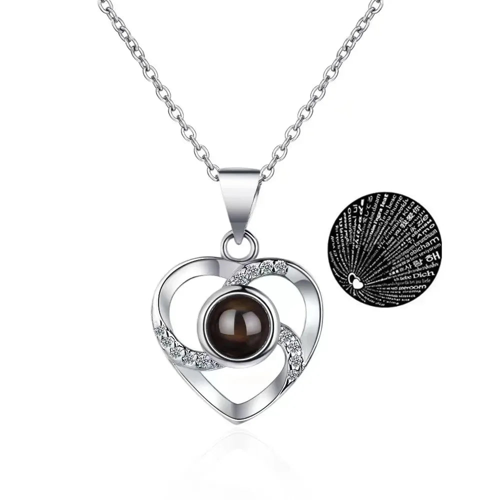 Coffret Amour Éternel avec Rose et Collier