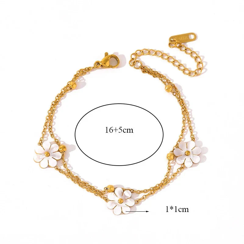 Coffret de 3 Bijoux Marguerites Blanches