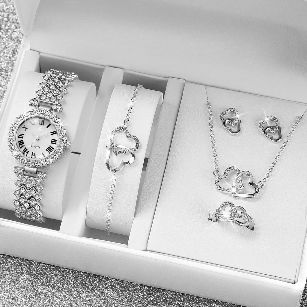 Coffret de 5 Bijoux Coeur