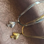 Collier avec Pendentif Champignon or