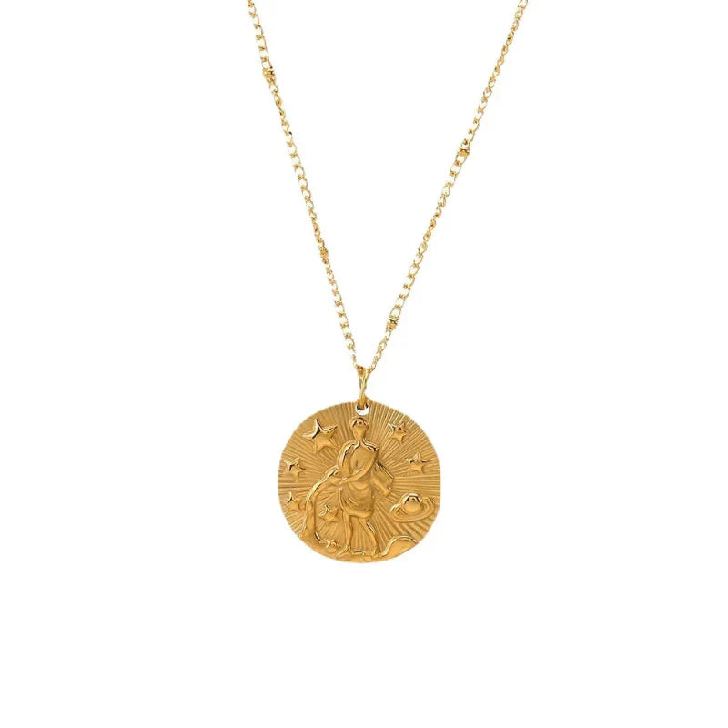 Collier avec Pendentif Constellation Signe du Zodiaque