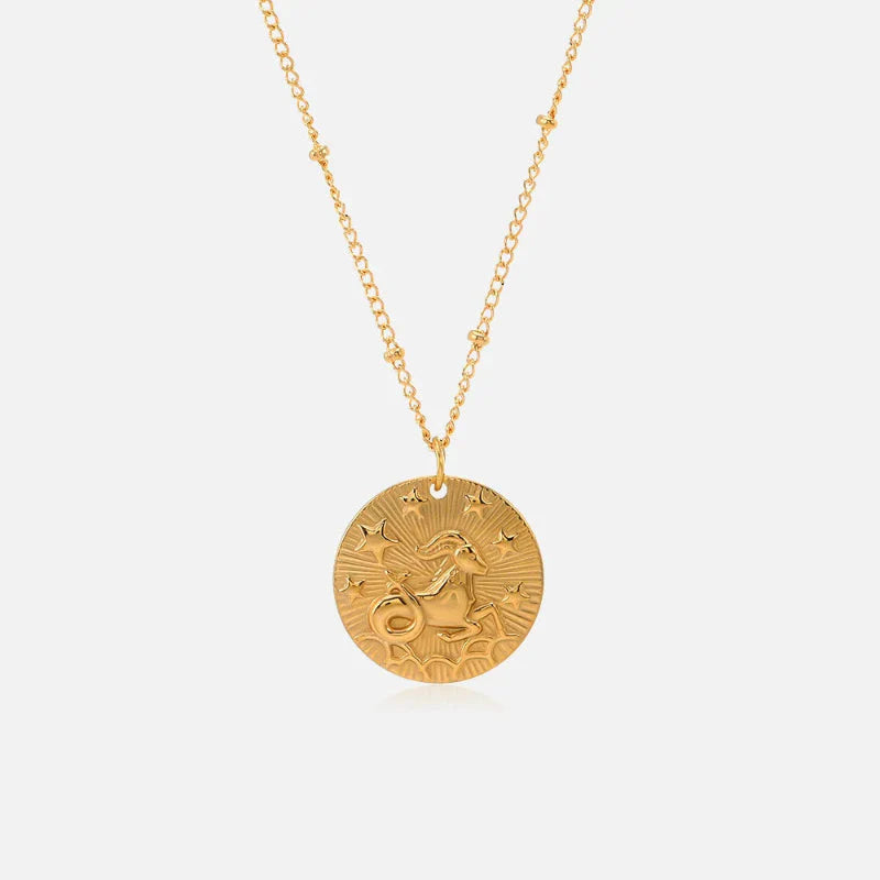 Collier avec Pendentif Constellation Signe du Zodiaque