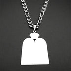 Collier avec pendentif de prières juives les 10 commandements de la Torah