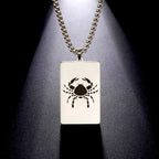 Collier avec Pendentif Elégant Signe du Zodiaque Astrologique