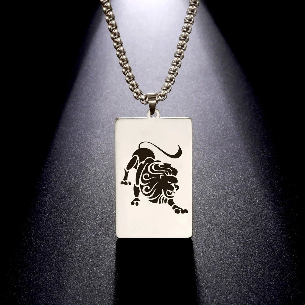 Collier avec Pendentif Elégant Signe du Zodiaque Astrologique