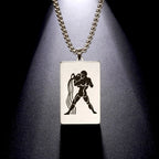 Collier avec Pendentif Elégant Signe du Zodiaque Astrologique