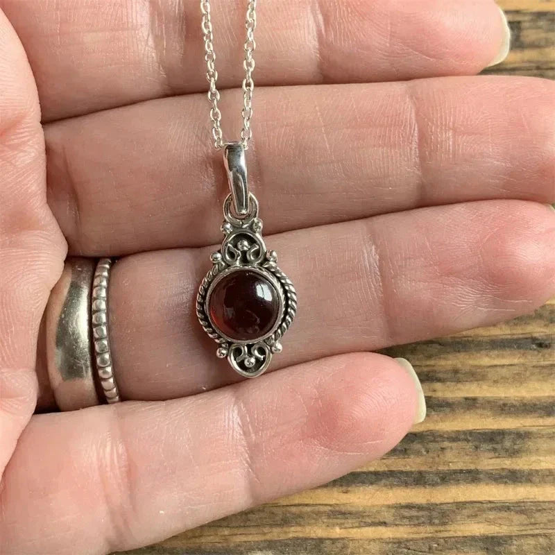 Collier avec Pendentif Ethniques Vintage Femme